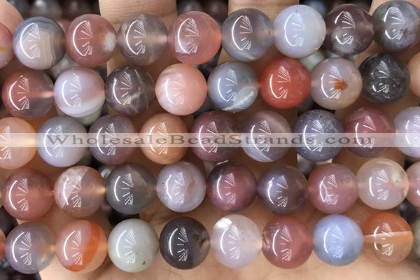 AGAT03 15 inches 10mm round agate gemstone beads