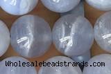 AGAT61 15 inches 10mm round blue lace agate beads