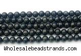 CAE322 15.5 inches 8mm round astrophyllite gemstone beads