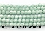 CAS302 15.5 inches 8mm round snowflake angelite gemstone beads