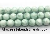 CAS307 15.5 inches 18mm round snowflake angelite gemstone beads