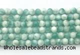 CAS311 15.5 inches 8mm round snowflake angelite gemstone beads