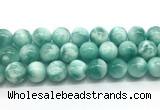 CAS336 15.5 inches 18mm round peacock angelite gemstone beads