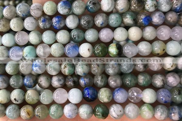 CHRY05 15 inches 6mm round chrysocolla gemstone beads