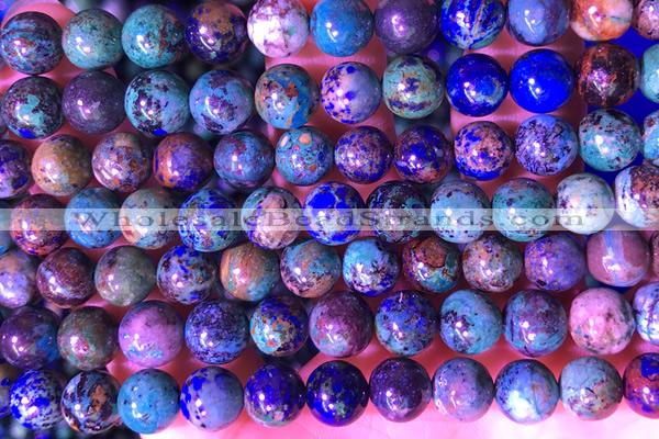 CHRY26 15 inches 8mm round chrysocolla gemstone beads