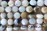 COIN73 15 inches 12mm faceted coin gemston beads