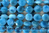 COIN81 15 inches 12mm faceted coin jade gemstone beads