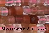 CUBE24 15 inches 3mm faceted cube quartz gemstone beads