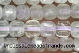 CUBE46 15 inches 3mm faceted cube lavender amethyst beads