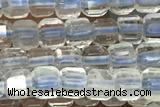 CUBE54 15 inches 3mm faceted cube quartz gemstone beads