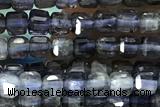 CUBE57 15 inches 2.5mm faceted cube iolite gemstone beads