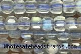 CUBE90 15 inches 2mm faceted cube labradorite gemstone beads