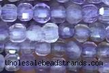 CUBE92 15 inches 2mm faceted cube amethystg emstone beads