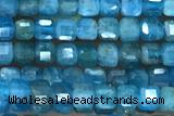 CUBE95 15 inches 2mm faceted cube apatite gemstone beads