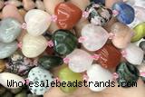 HEAR10 15 inches 20mm heart gemstone beads