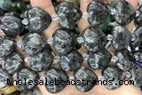 HEAR26 15 inches 20mm heart black labradorite gemstone beads