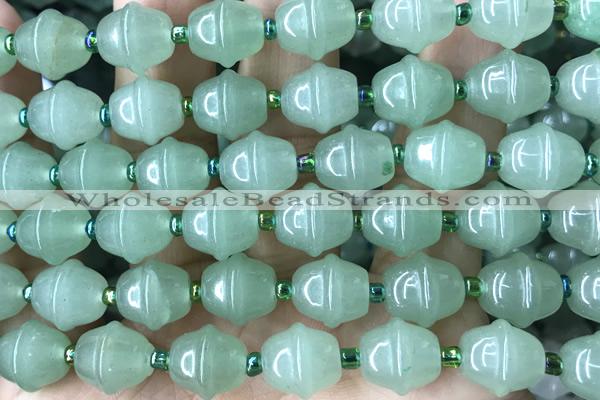 MIXE24 15 inches 9*11mm green aventurine gemstone beads