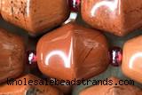 MIXE26 15 inches 9*11mm red jasper gemstone beads