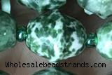 MIXE40 15 inches 9*11mm Qinghai jade gemstone beads