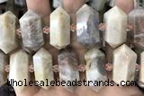 NUGG61 15 inches 12*23mm - 15*30mm faceted nuggets moonstone gemstone beads