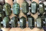 NUGG76 15 inches 12*23mm - 15*30mm faceted nuggets labradorite gemstone beads