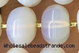 PUMP02 15 inches 9*12mm pumpkin opal beads