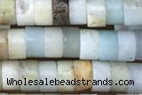 ROND09 15 inches 2*4mm heishi amazonite gemstone beads