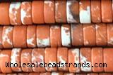 ROND105 15 inches 2*4mm heishi synthetic sea sediment jasper beads