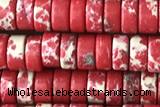 ROND106 15 inches 2*4mm heishi synthetic sea sediment jasper beads