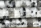 ROND11 15 inches 2*4mm heishi sesame jasper gemstone beads