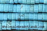 ROND15 15 inches 2*4mm heishi turquoise gemstone beads