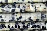 ROND45 15 inches 2*4mm heishi dalmatian jasper gemstone beads