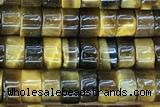 ROND59 15 inches 2*4mm heishi yellow tiger eye gemstone beads