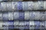 ROND83 15 inches 2*4mm heishi blue aventurine gemstone beads