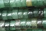 ROND87 15 inches 2*4mm heishi jade gemstone beads