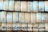 ROND95 15 inches 2*4mm heishi synthetic serpentine jasper beads