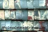 ROND99 15 inches 2*4mm heishi synthetic sea sediment jasper beads