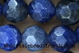 SODA01 15 inches 8mm faceted round sodalite gemstone beads