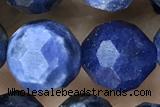 SODA02 15 inches 10mm faceted round sodalite gemstone beads