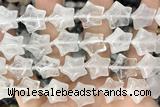 STAR02 15 inches 16mm star white crystal gemstone beads