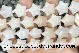 STAR03 15 inches 16mm star pink aventurine gemstone beads