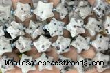 STAR06 15 inches 16mm star sesame jasper beads