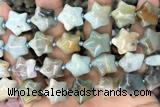 STAR10 15 inches 16mm star amazonite gemstone beads