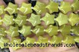 STAR13 15 inches 16mm star Korean jade gemstone beads