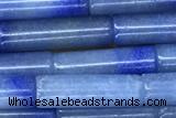 TUBE18 15 inches 4*13mm tube blue aventurine gemstone beads