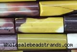 TUBE22 15 inches 4*13mm tube mookaite gemstone beads