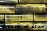 TUBE27 15 inches 4*13mm tube yellow tiger eye gemstone beads