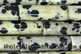 TUBE29 15 inches 4*13mm tube sesame jasper gemstone beads