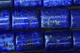 TUBE59 15 inches 6*8mm tube dyed lapis lazuli gemstone beads