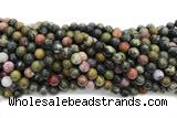 AGAT232 15 inches 10mm round ocean agate gemstone beads